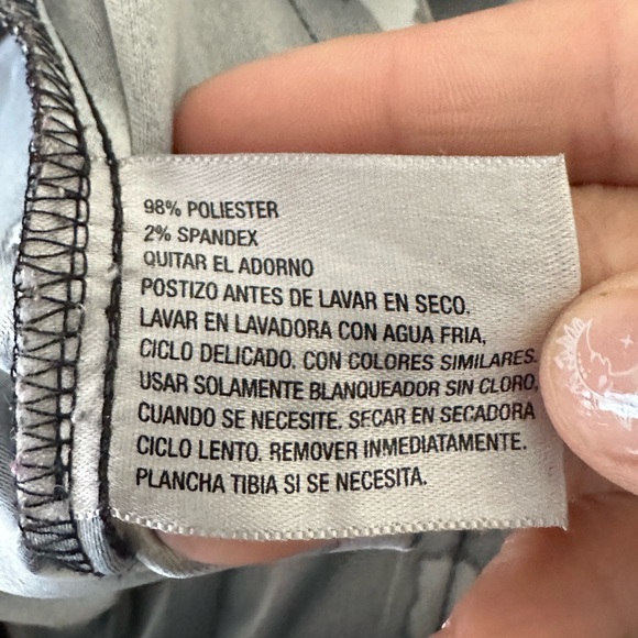 Worthington || womans A-Line skater midi skirt. The black polka dot sz 12 - Picture 7 of 10